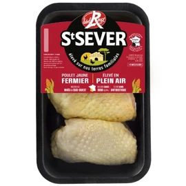 Haut de cuisse poulet fermier jaune LR (495g)
