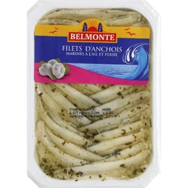 Filet d'anchois marinés à l'ail et au persil (150g)