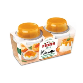 Fromage Frais en Faisselle Compotée Abricot Romarin (240g)