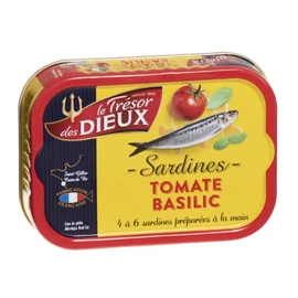 Sardines à la tomates & basilic (115g)