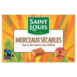 Sucre de Canne en Morceaux Non Raffiné Equitable (1kg)