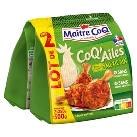 Manchons de poulet CoQ'Ailes mexicain (2x250g)