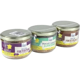 Pâté foie/volailles/campagne (3x180g)