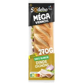 Sandwich Baguette Dinde Oignons Sauce Blanche (270g)