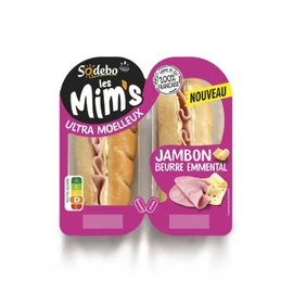 Sandwich Jambon Beurre Emmental Les Mim's (120g)