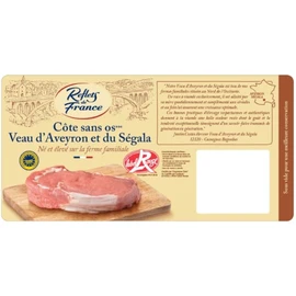 Côtelettes de Veau Sans Os d'Aveyron et du Ségala (250g)