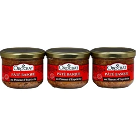 Pâté basque au piment d'Espelette (3x180g)