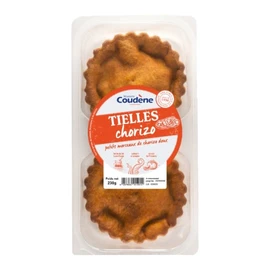 Tourtes garnies de calmars, de poulpes et Chorizo (230g)