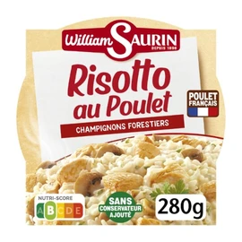 Plat Cuisiné Risotto Poulet Champignons Forestiers (280g)