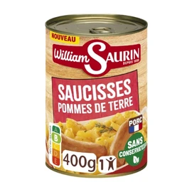 Saucisses et Pomme de Terres et Jus aux oignons (400g)