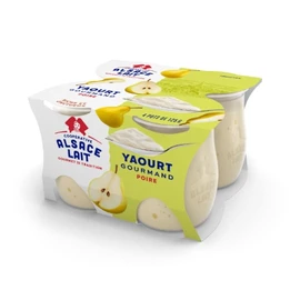 Yaourts sucré à la poire, aromatisé (4x125g)