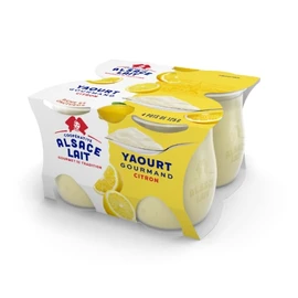 Yaourts sucré au citron, aromatisé (4x125g)