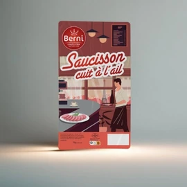 Saucisson Cuit à l'Ail (75g)
