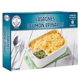 Plat Cuisiné Lasagnes Saumon Epinards (900g)