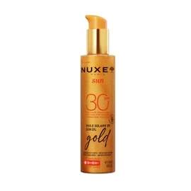 Huile solaire Visage Corps Haute Protection Spf 30 Pailletée (150ml)