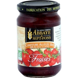Confiture bio allégée fraises (350g)