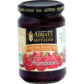 Confiture bio allégée framboises (350g)