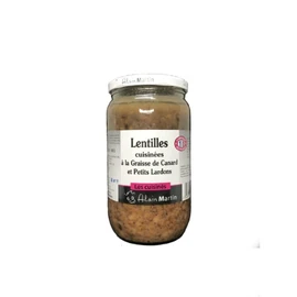 Plat cuisiné lentilles lardons (800g)