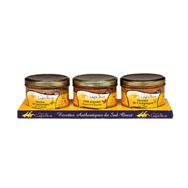 Assortiment pâté piquant et terrine de campagne (3x180g)