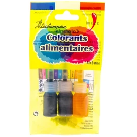 Colorant alimentaire (3x3ml)