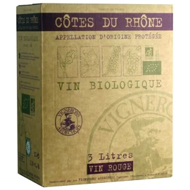 Vin Rouge A.O.P. Côtes Du Rhones Bio (3l)