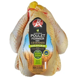 Poulet fermier Label Rouge sans ogm (1,3kg)