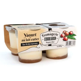 Yaourts au marron (4x125g)