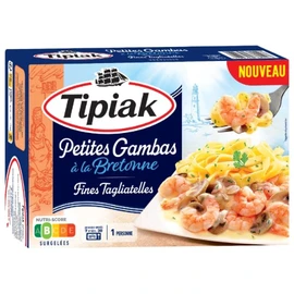 Plat Cuisiné Tagliatelles et Petites Gambas à la Bretonne (310g)