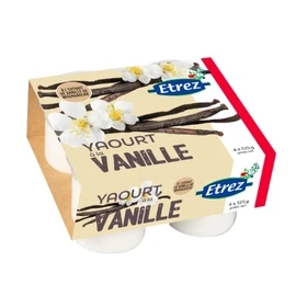 Yaourt Entier Brassé à la Vanille (4x125g)