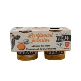 Yaourts brassé sur lit d'abricots (4x125g)
