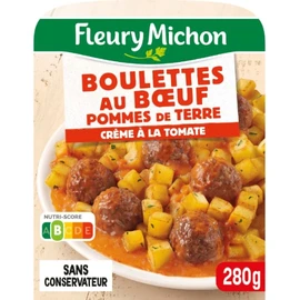 Plat Cuisiné Boulettes au Bœuf et Pommes de Terre (280g)