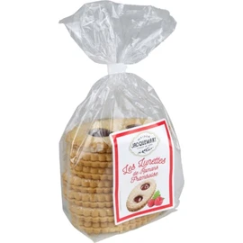 Biscuits lunettes framboise (350g)
