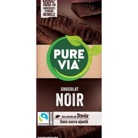 Tablette de Chocolat Noir Sans Sucre Ajouté (100g)
