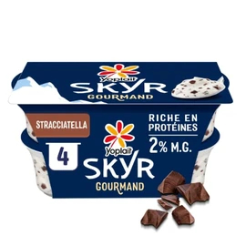 Skyr protéiné stracciatella 0% MG (4x120g)