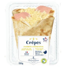 Crêpes jambon fromage