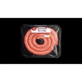 Saucisse  porc et veau roulée (450g)
