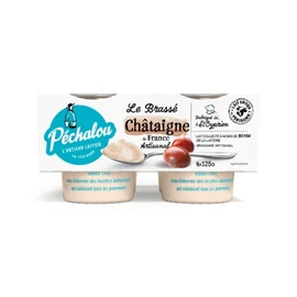 Yaourts au Lait Entier Brassé à la Châtaigne (4x125g)
