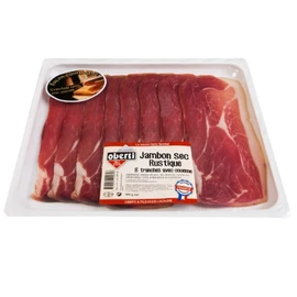 Jambon sec avec couenne (300g)