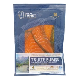 Truite Fumée d'Auvergne Aneth et Citron (120g)