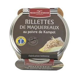 Rillettes de maquereaux au poivre de Kampot (125g)