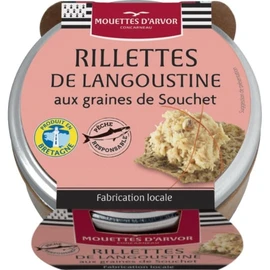 Rillettes de langoustine aux graines de Souchet (125g)