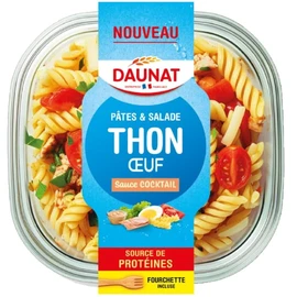 Salade Pâtes auThon Œuf Sauce Cocktail (250g)