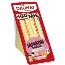 Sandwich Club Jambon Cheddar Sauce Big Burger (140g)