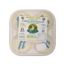Fromage frais en faisselle au lait de chèvre (4x125g)
