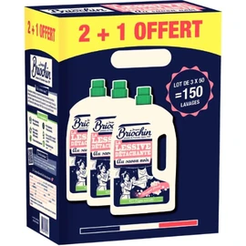 Lessive liquide Au savon noir Bouquet floral (x150)