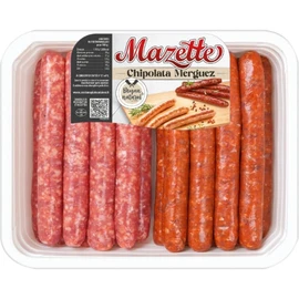Assortiment de saucisses chipolatas et merguez MAZETTE (x18)