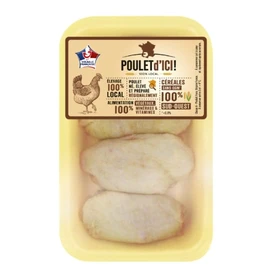 Hauts de cuisse de poulet jaune