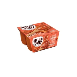 Dessert Caramel Salé aux Laits de Coco & Amande (4x100g)