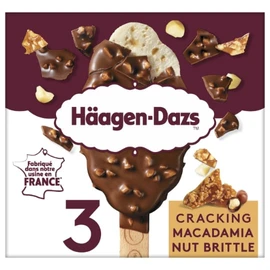 Glace  Bâtonnet Cracking Macadamia Nut Brittle (3x80ml)