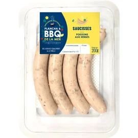 Saucisses de poissons aux herbes (200g)